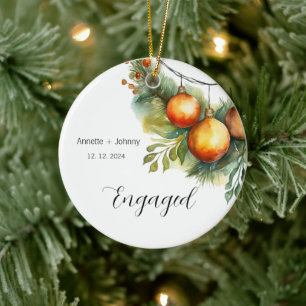 Verlovingsornament, Verloofd Ornament, Bruid Keramisch Ornament