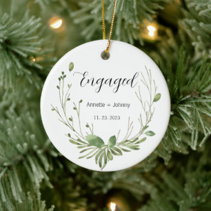 Verlovingsornament, Verloofde Ornament, Bruid Keramisch Ornament