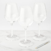 Verlovingsring Bruiloft Bruidsfeest Wijnglaslabel (Set)