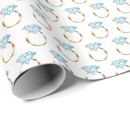 Verlovingsring met diamant cadeaupapier