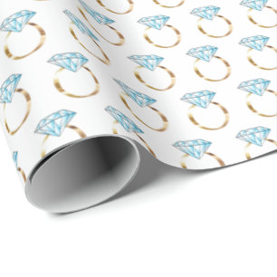 Verlovingsring met diamant cadeaupapier