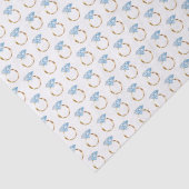 Verlovingsring met diamant tissuepapier (Detail)