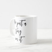 Verlovingsring met Romantische Betekenis Koffiemok (Voorkant links)
