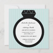 Verlovingsring Save the Date Uitnodigingen (Achterkant)