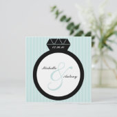 Verlovingsring Save the Date Uitnodigingen (Staand voorkant)