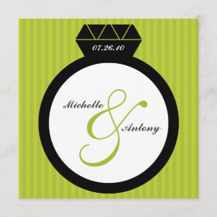 Verlovingsring Save the Date Uitnodigingen