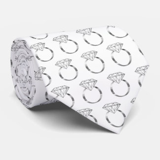 Verlovingsring Zilveren Ringpatroon Stropdas