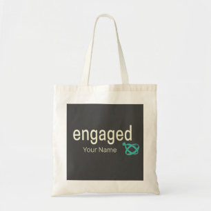 Verlovingsringen Koppels Vrijgezellenfeest of Trou Tote Bag