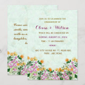 Verlovingsuitnodiging Kaart (Voorkant / Achterkant)