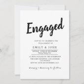 Verlovingsuitnodiging  kaart (Voorkant)