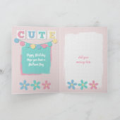 Vermaak een leuke verjaardag met bundel en foto kaart (Binnen)