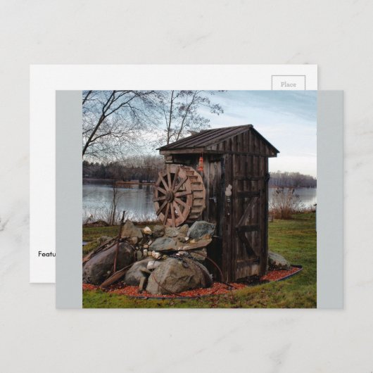 Vermaak over het oude huis briefkaart (Voorkant / Achterkant)