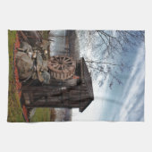 Vermaak over het oude huis theedoek (Horizontaal)