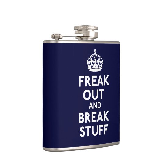 Vermaak uit en breek wat uit heupfles (Rechts)