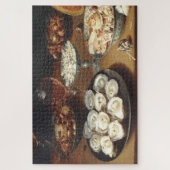 Vermaakt met Oysters... Flemish Art Jigzaag Puzzle Legpuzzel (Verticaal)