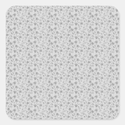 vermaasd ontwerp vierkante sticker (Voorkant)