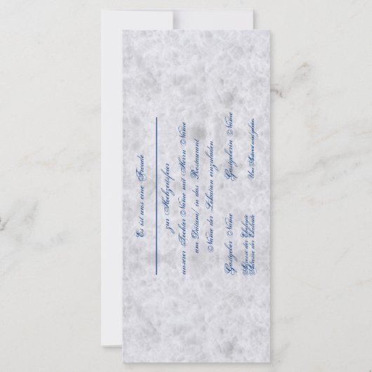 Vermählung Einladung zur Hochzeit Bekanntgabe (Voorkant)