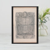 Vermählung – Gestaltbare Einladung zur Hochzeit Kaart (Staand voorkant)