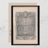 Vermählung – Gestaltbare Einladung zur Hochzeit Kaart (Voorkant / Achterkant)