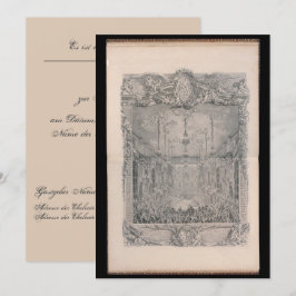 Vermählung – Gestaltbare Einladung zur Hochzeit Kaart