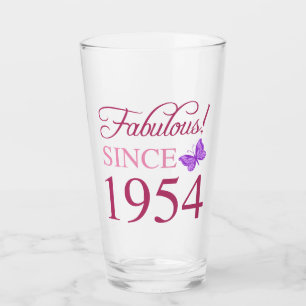 Vermakelijk sinds 1954 70ste verjaardag glas