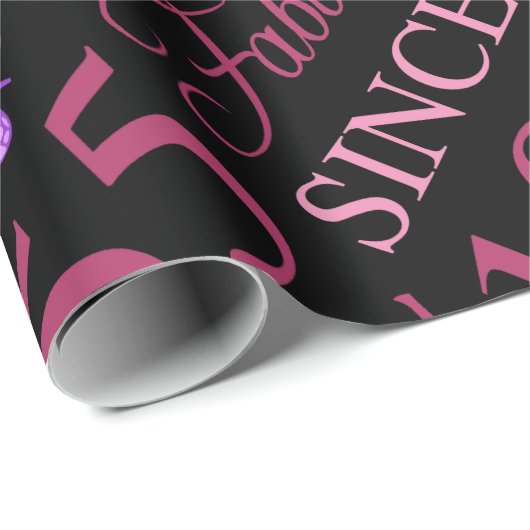 Vermakelijk sinds 1955 70ste verjaardag cadeaupapier (Rol Hoek)