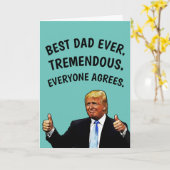 VERMAKELIJKE VADERDAGSKAART VAN DONALD TRUMP KAART (Gele Bloem)