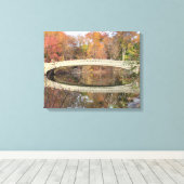 VERMAKKELIJKING VAN HET CENTRALE Park VAN DE NYC B Canvas Afdruk (Insitu (Houten vloer))