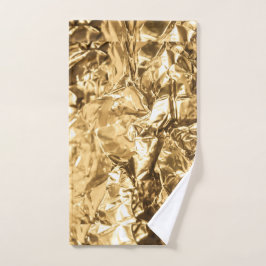 Vermalen Gouden Plooien Handdoek
