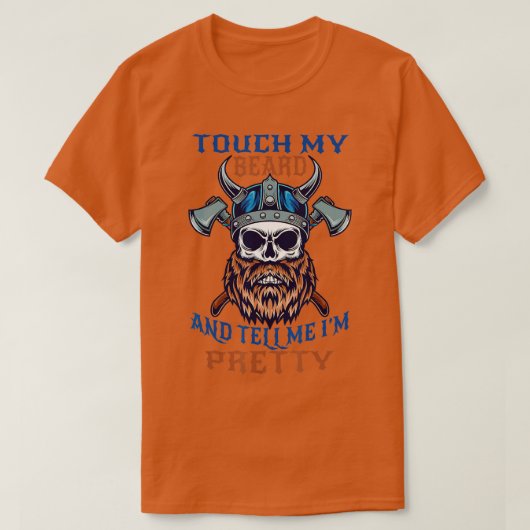 Verman mijn baard en vertel me  Funny Halloween T-shirt (Design voorkant)
