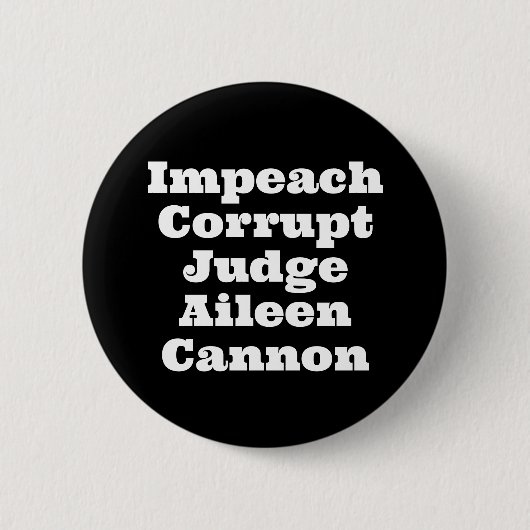 Vermaning corrupte rechter Aileen Cannon Ronde Button 5,7 Cm (Voorkant)