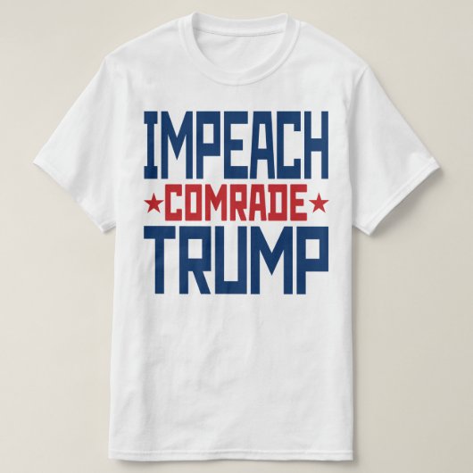 Vermaning Sovjet-kameraad Trump - Anti Trump T-shirt (Design voorkant)