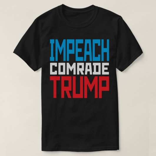 Vermaning Sovjet-kameraad Trump - Anti Trump T-shirt (Design voorkant)