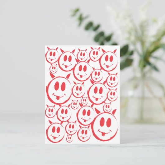 Vermeend killersymbool briefkaart (Staand voorkant)