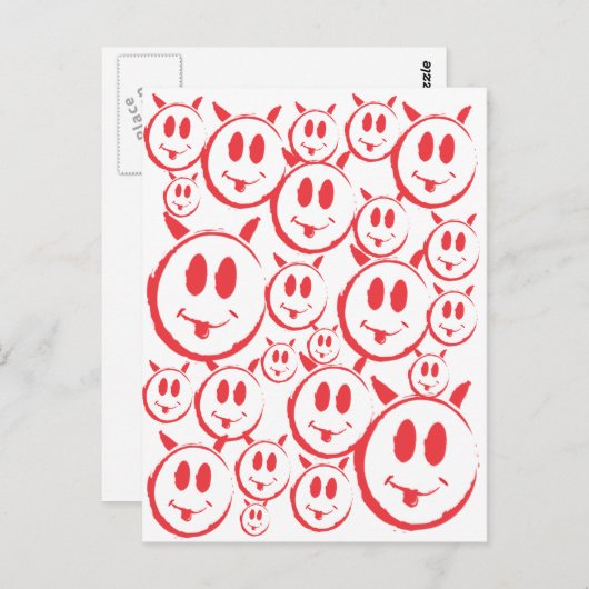 Vermeend killersymbool briefkaart (Voorkant / Achterkant)