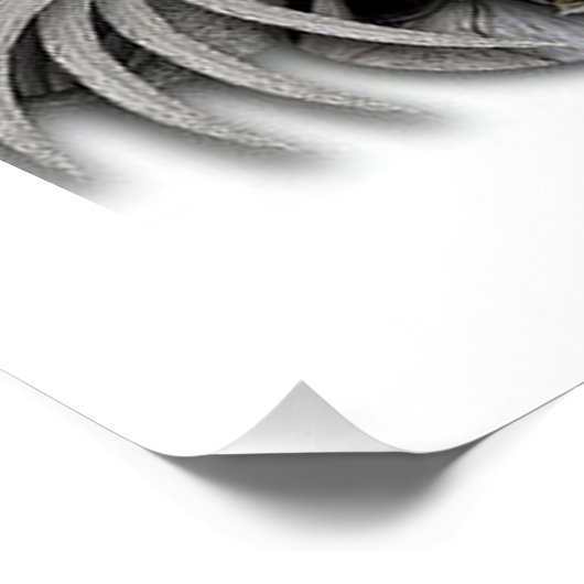 "Vermeende beweging", glanzend Poster (Hoek)