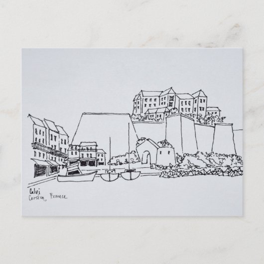 Vermeende stad Calvi | Corsica, Frankrijk Briefkaart (Voorkant)