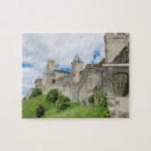 Vermeende stad Carcassonne Legpuzzel (Horizontaal)