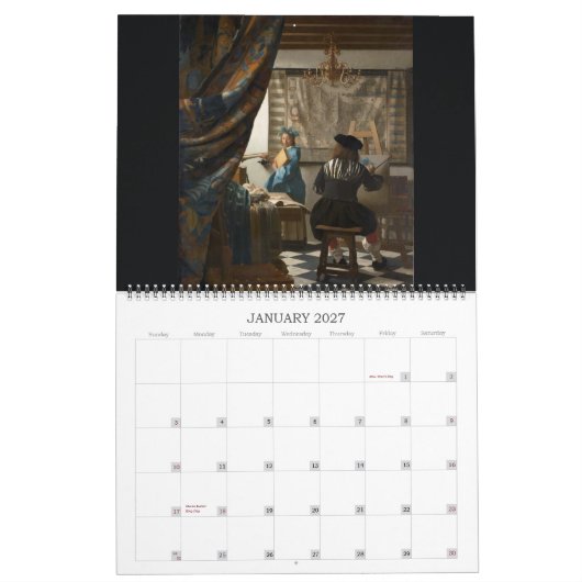 Vermeer 2016 Huge Kalender (Jan 2027)