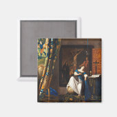 Vermeer - Allegory van de katholieke geloofsovertu Magneet (Voorkant / Achterkant)