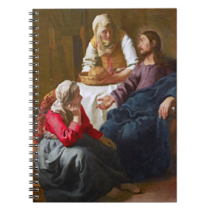 Vermeer - Christus in het huis van Martha en Maria Notitieboek