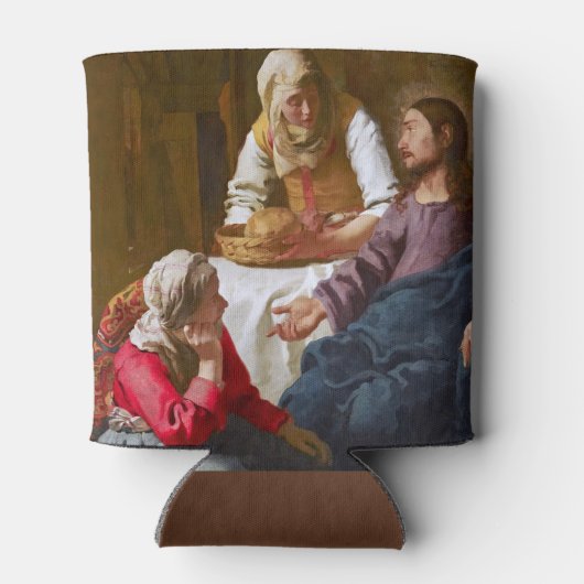 Vermeer - Christus in het Huis van Martha en Mary Blikjeskoeler (Achterkant)