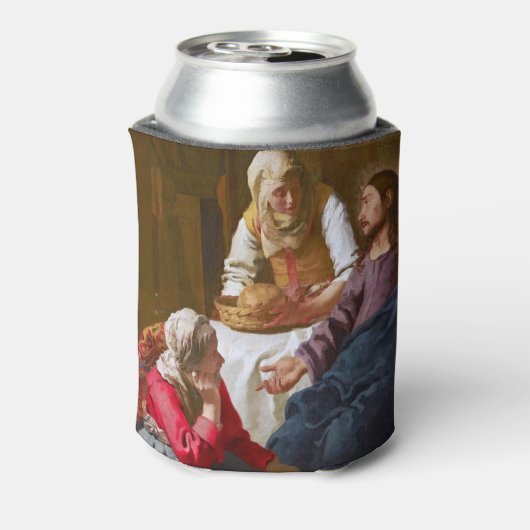 Vermeer - Christus in het Huis van Martha en Mary Blikjeskoeler (Blikje Achterkant)