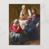 Vermeer - Christus in het Huis van Martha en Mary Briefkaart (Voorkant)