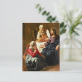 Vermeer - Christus in het Huis van Martha en Mary Briefkaart (Staand voorkant)