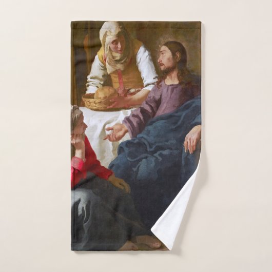 Vermeer - Christus in het Huis van Martha en Mary Handdoek (Handdoek)