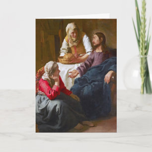 Vermeer - Christus in het Huis van Martha en Mary Kaart
