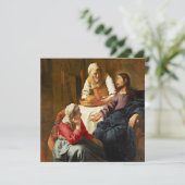 Vermeer - Christus in het Huis van Martha en Mary Kaart (Staand voorkant)