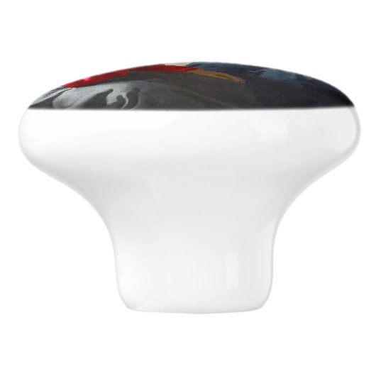 Vermeer - Christus in het Huis van Martha en Mary Keramische Knop (Zijkant)