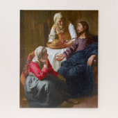 Vermeer - Christus in het Huis van Martha en Mary Legpuzzel (Verticaal)